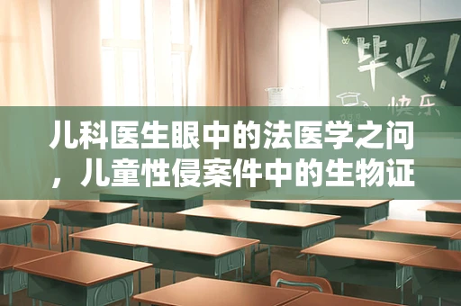 儿科医生眼中的法医学之问，儿童性侵案件中的生物证据如何采集与解读？