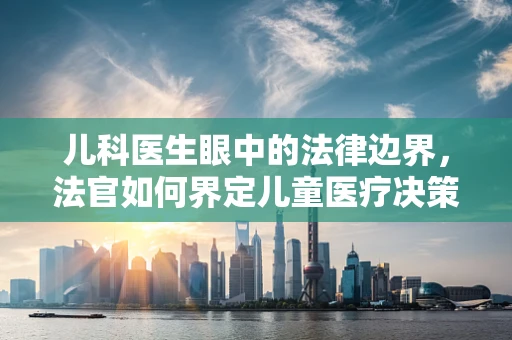 儿科医生眼中的法律边界，法官如何界定儿童医疗决策的最佳利益？