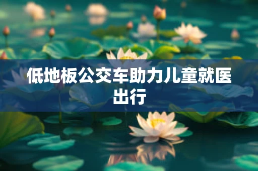 低地板公交车助力儿童就医出行