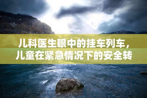儿科医生眼中的挂车列车，儿童在紧急情况下的安全转移策略