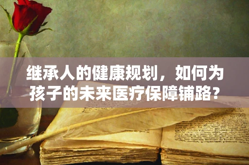 继承人的健康规划，如何为孩子的未来医疗保障铺路？