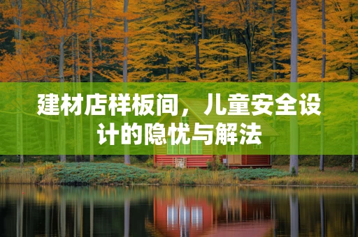 建材店样板间，儿童安全设计的隐忧与解法