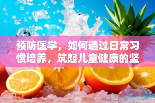 预防医学，如何通过日常习惯培养，筑起儿童健康的坚固防线？