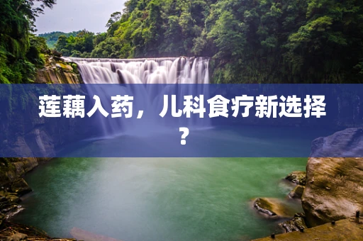 莲藕入药，儿科食疗新选择？