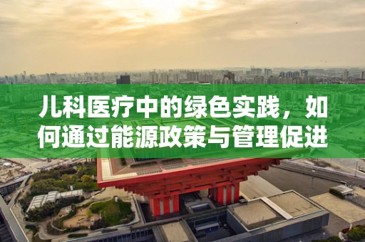 儿科医疗中的绿色实践，如何通过能源政策与管理促进医院可持续发展？
