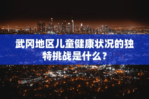 武冈地区儿童健康状况的独特挑战是什么？