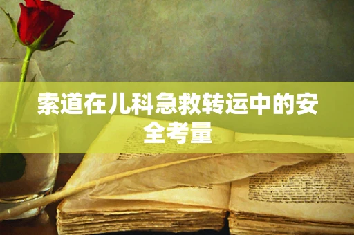 索道在儿科急救转运中的安全考量