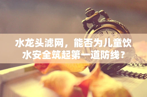 水龙头滤网，能否为儿童饮水安全筑起第一道防线？
