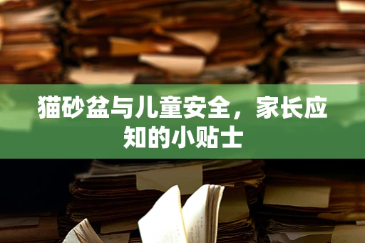 猫砂盆与儿童安全，家长应知的小贴士