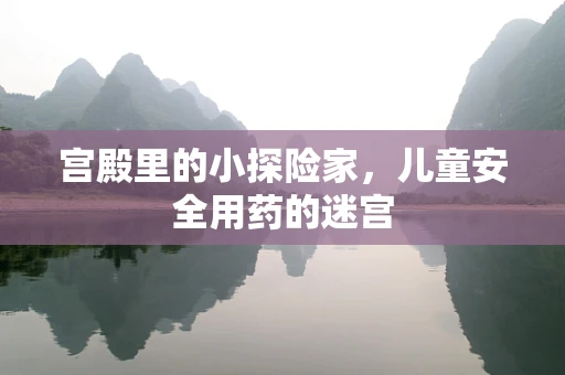 宫殿里的小探险家，儿童安全用药的迷宫