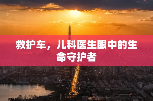 救护车，儿科医生眼中的生命守护者