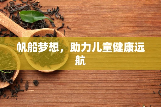帆船梦想，助力儿童健康远航
