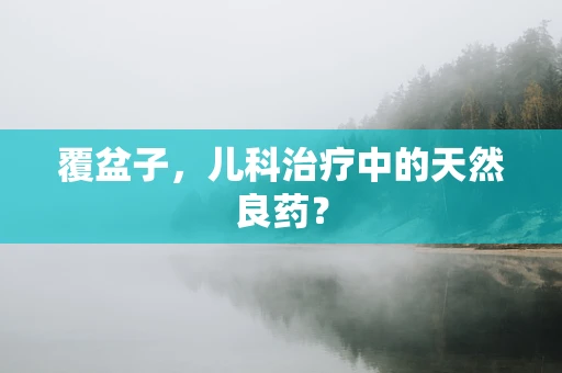 覆盆子，儿科治疗中的天然良药？