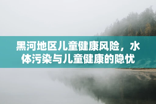 黑河地区儿童健康风险，水体污染与儿童健康的隐忧
