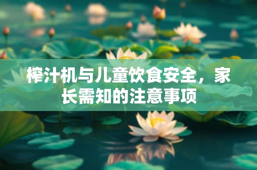 榨汁机与儿童饮食安全，家长需知的注意事项
