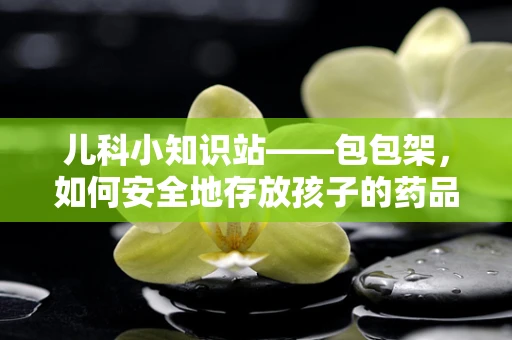 儿科小知识站——包包架，如何安全地存放孩子的药品？
