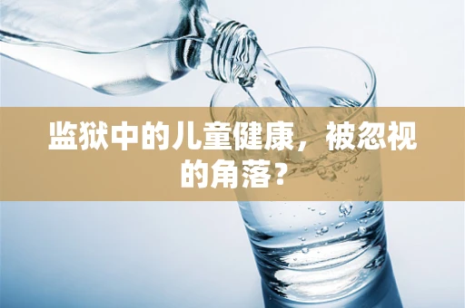 监狱中的儿童健康，被忽视的角落？