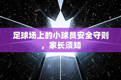 足球场上的小球员安全守则，家长须知
