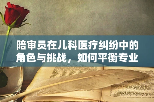 陪审员在儿科医疗纠纷中的角色与挑战，如何平衡专业与公正？