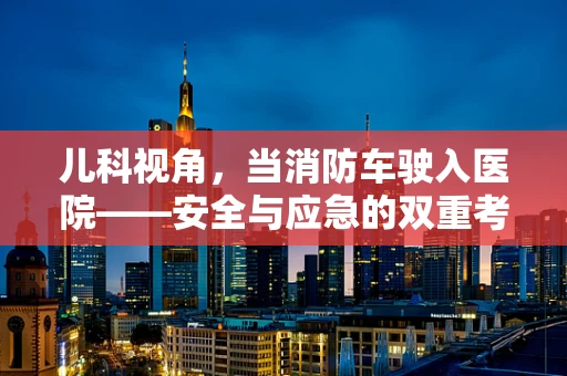 儿科视角，当消防车驶入医院——安全与应急的双重考量