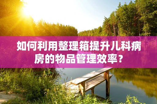 如何利用整理箱提升儿科病房的物品管理效率？