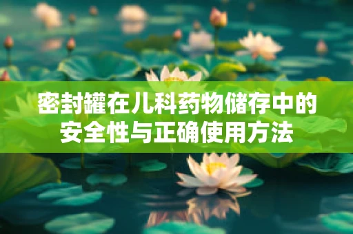 密封罐在儿科药物储存中的安全性与正确使用方法
