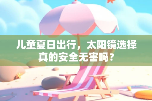 儿童夏日出行，太阳镜选择真的安全无害吗？