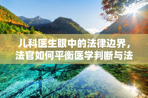 儿科医生眼中的法律边界，法官如何平衡医学判断与法律裁决？