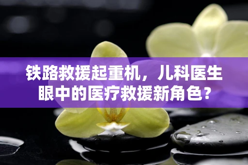 铁路救援起重机，儿科医生眼中的医疗救援新角色？