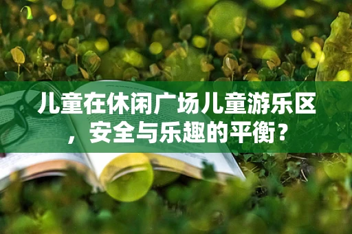 儿童在休闲广场儿童游乐区，安全与乐趣的平衡？
