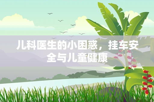 儿科医生的小困惑，挂车安全与儿童健康