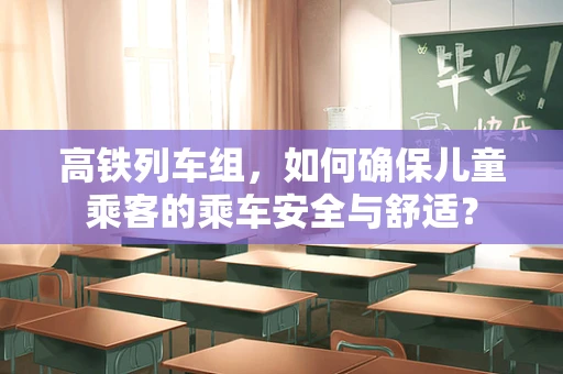 高铁列车组，如何确保儿童乘客的乘车安全与舒适？