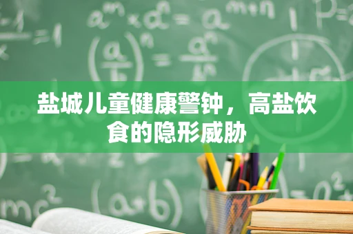 盐城儿童健康警钟，高盐饮食的隐形威胁