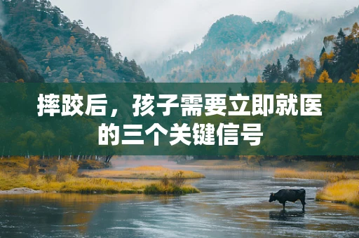 摔跤后，孩子需要立即就医的三个关键信号