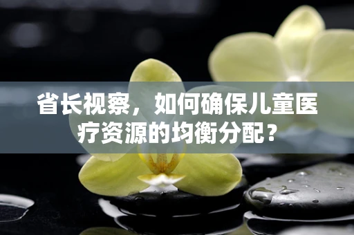 省长视察，如何确保儿童医疗资源的均衡分配？