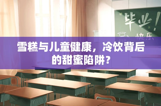 雪糕与儿童健康，冷饮背后的甜蜜陷阱？