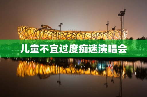 儿童不宜过度痴迷演唱会