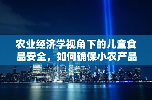 农业经济学视角下的儿童食品安全，如何确保小农产品安全进入儿科餐桌？