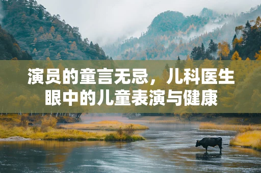 演员的童言无忌，儿科医生眼中的儿童表演与健康