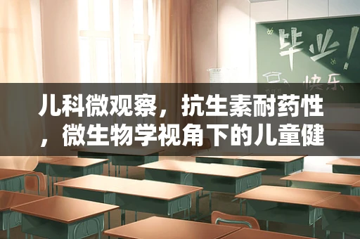 儿科微观察，抗生素耐药性，微生物学视角下的儿童健康挑战