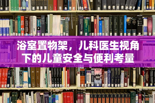 浴室置物架，儿科医生视角下的儿童安全与便利考量