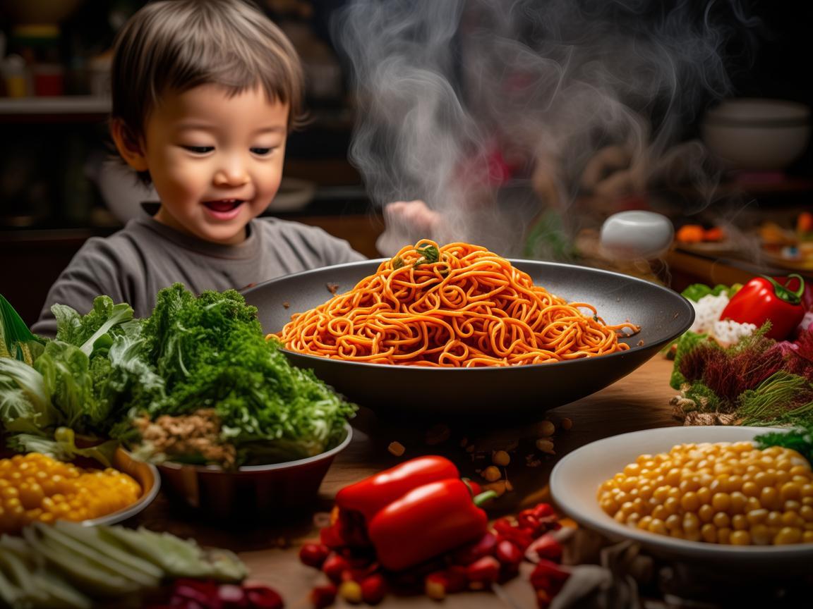 重庆小面与儿童饮食，辣度控制与营养均衡的考量