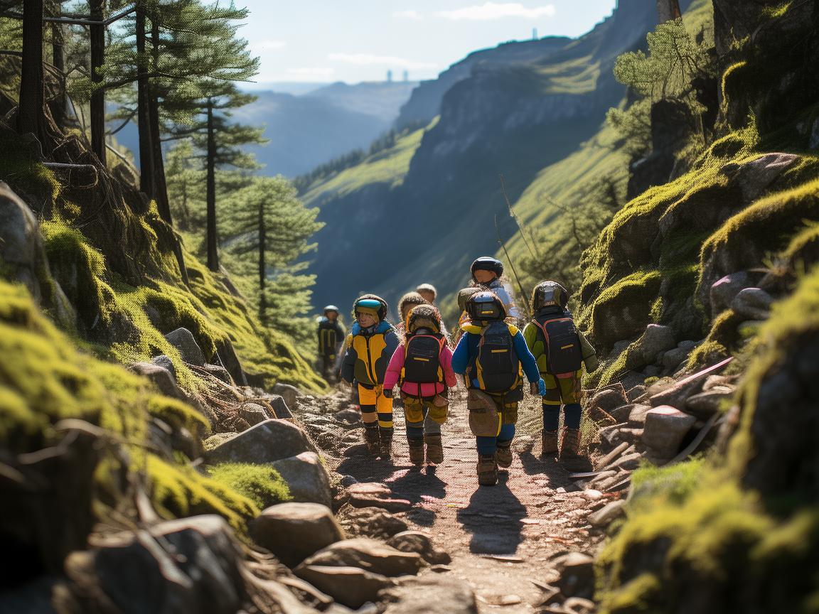 山区登山道，儿童安全出行的隐忧与对策