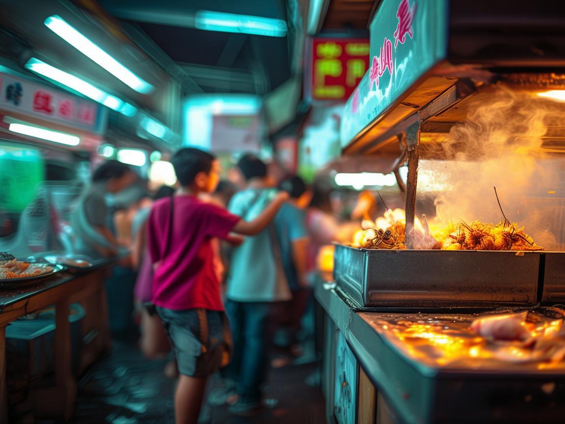 夜市摊的隐形威胁，儿童食品安全与卫生意识