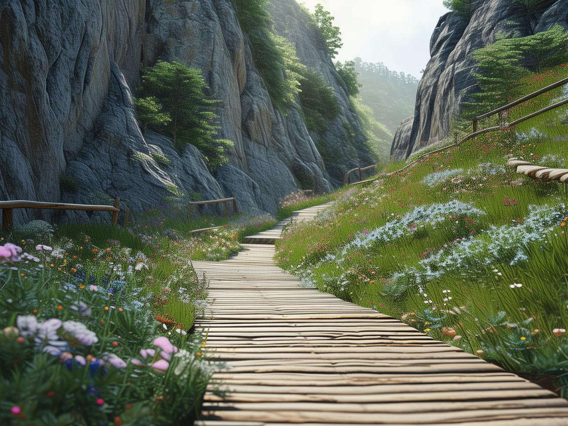 峡谷栈道,儿科医生眼中的安全与探索的平衡 峡谷栈道,儿科医生眼中的安全与探索的平衡
