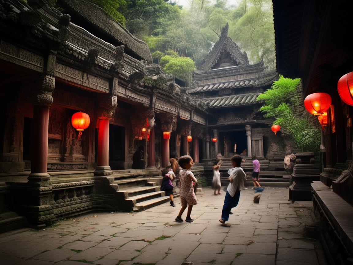 庙宇之谜,寺庙环境对儿童心理健康的微妙影响 庙宇之谜,寺庙环境对儿童心理健康的微妙影响