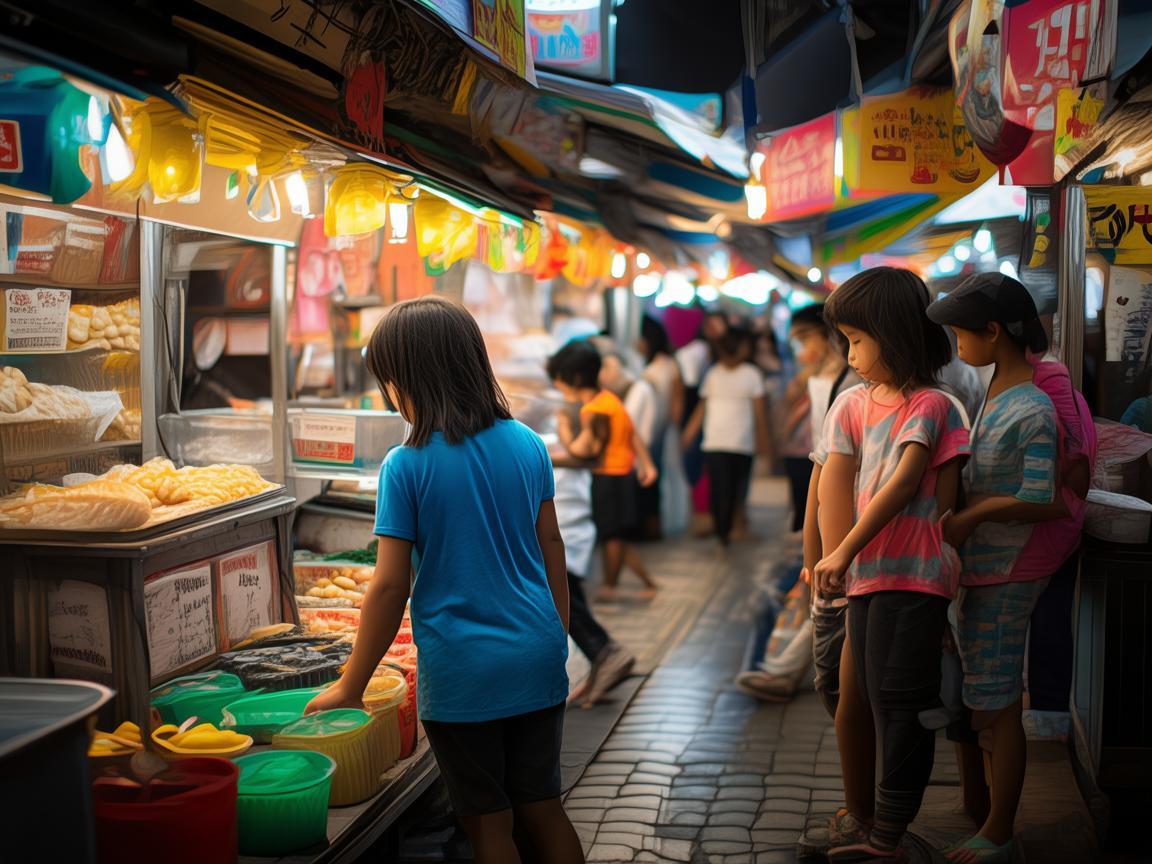 夜市里的健康隐忧,儿童食品安全与卫生如何保障? 夜市里的健康隐忧,儿童食品安全与卫生如何保障?