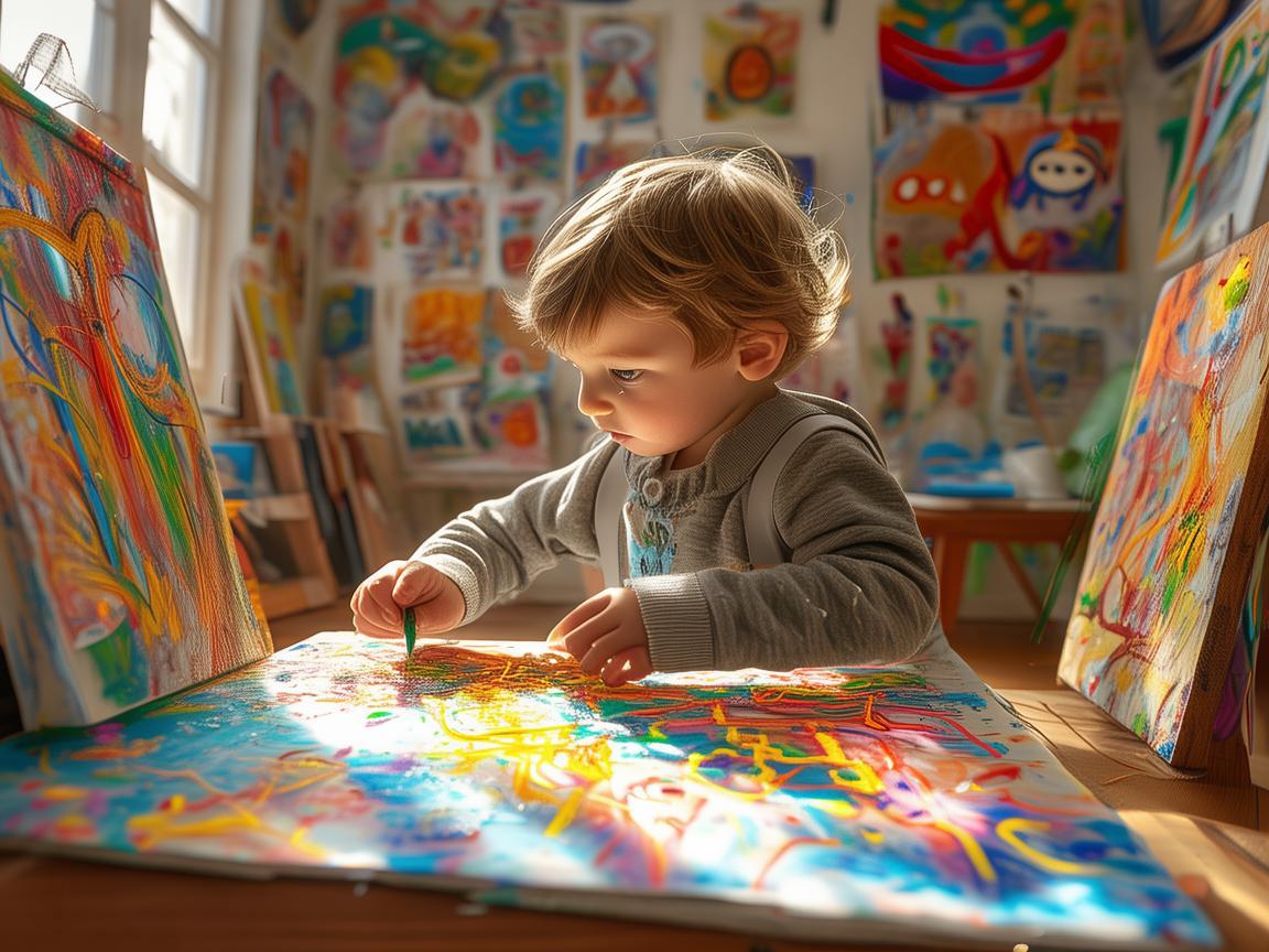 画廊里的小画家，儿童艺术启蒙的奇妙之旅