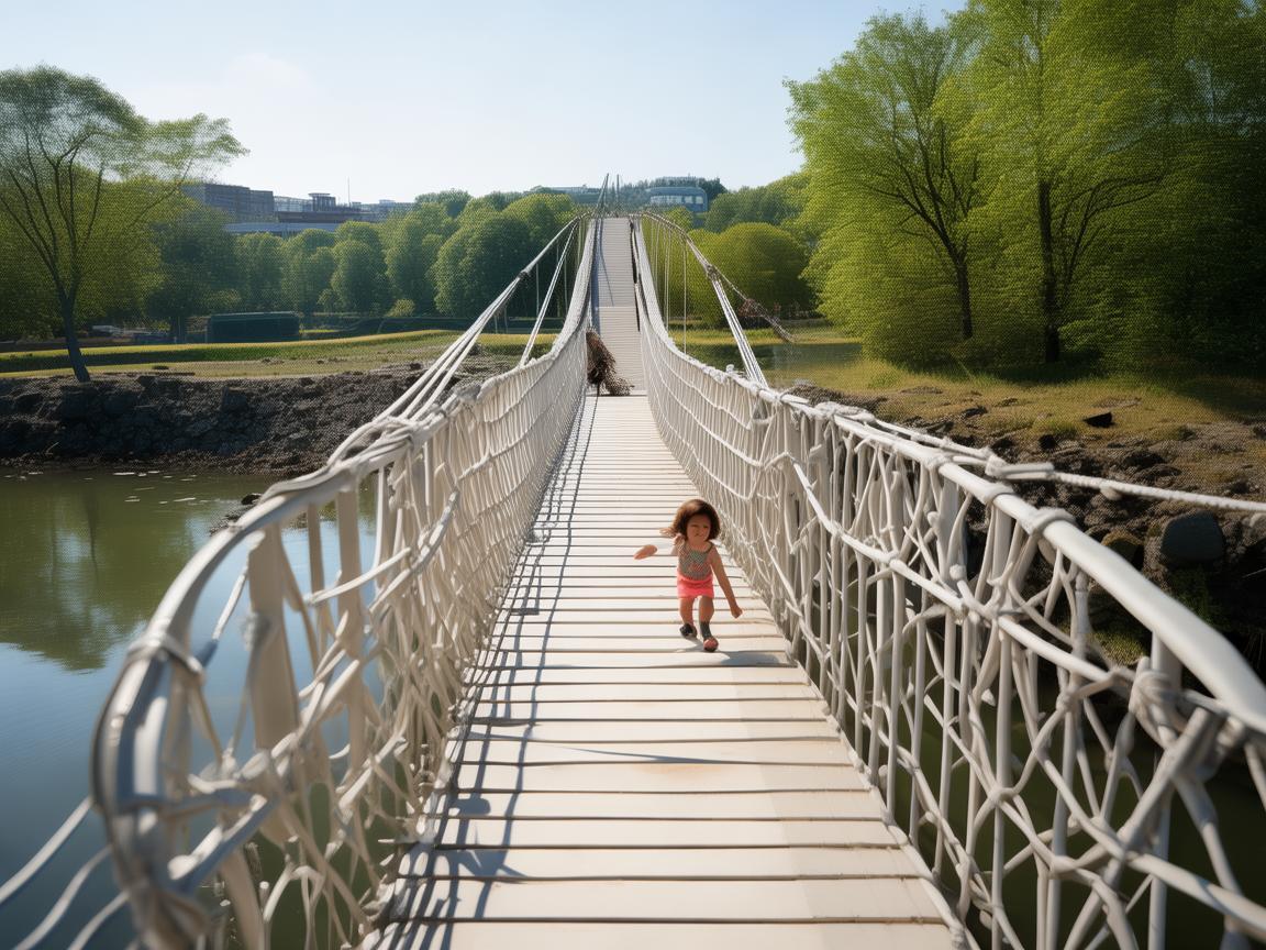 吊桥桥身与儿童安全,如何确保医院周边设施的安心环境? 吊桥桥身与儿童安全,如何确保医院周边设施的安心环境?