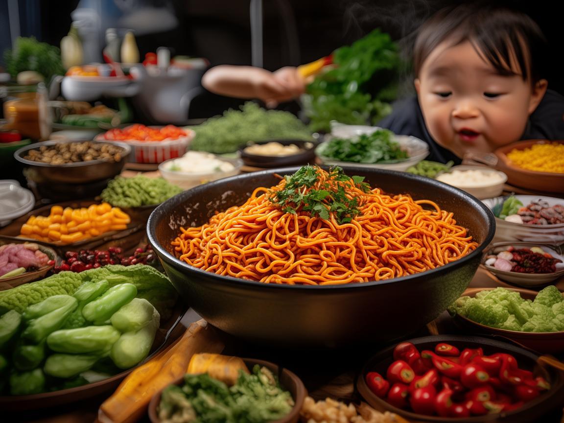 重庆小面与儿童饮食，辣度与营养平衡的微妙考量